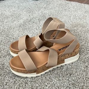 Nude Platform Sandals